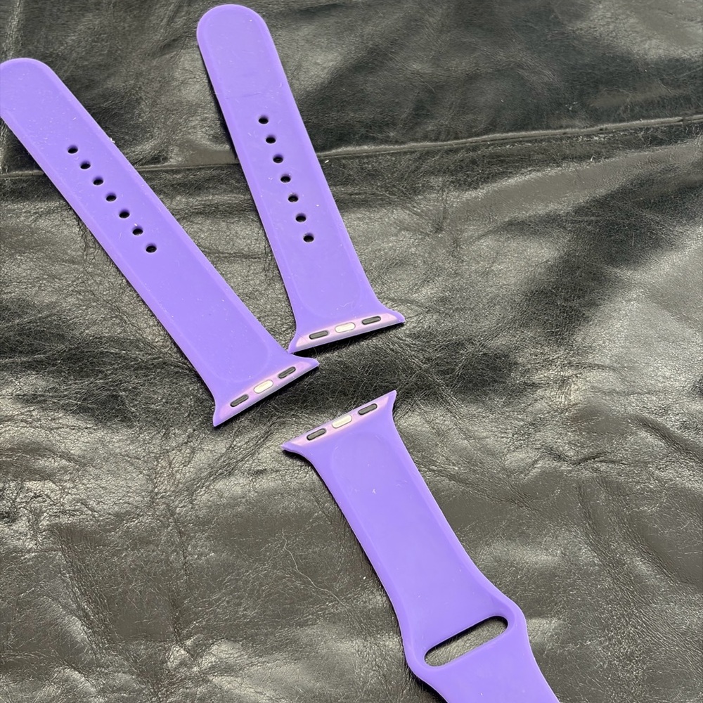 Silicone Replacement Watch Band - for Apple Watch Purple